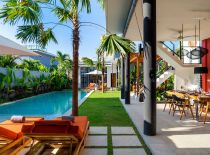 Villa Canggu Beachside Villas - Boa, Piscina y Jardín